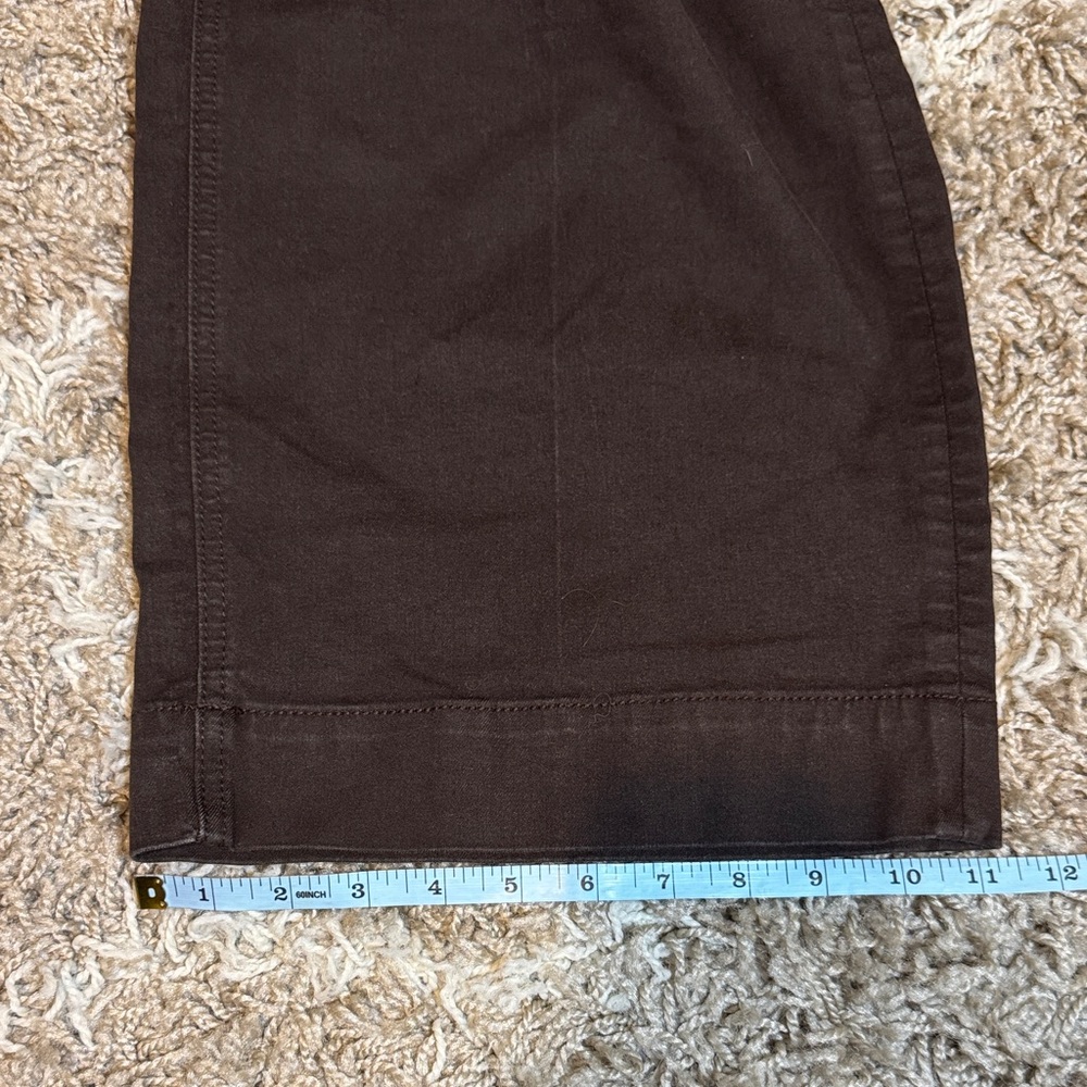 Joe’s Jeans Chloe Utility High Rise Wide Leg Jeans Coffee Bean Brown size 33 - Picture 14 of 16